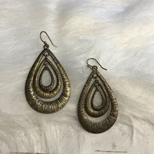 Kiam Family‎ Earring Bronze Dangle Designer